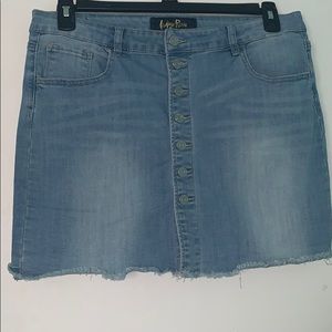 Like New Juniors Denim Mini Skirt